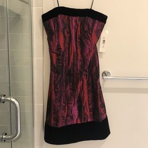 Badgley Mischka Strapless Dress